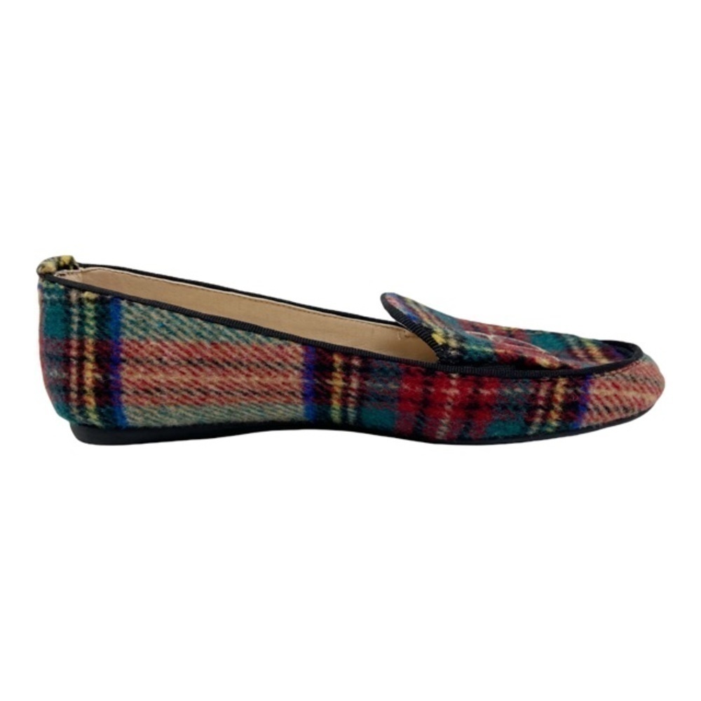 Marley Lilly Monogrammed Plaid Loafers Flats Women's Shoes Size 6 - Picture 5 of 9